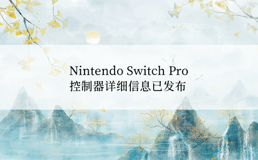 Nintendo Switch Pro 控制器详细信息已发布